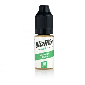 WizMix Salt Menthol Asylum 10ml Nic Salt E-Liquid
